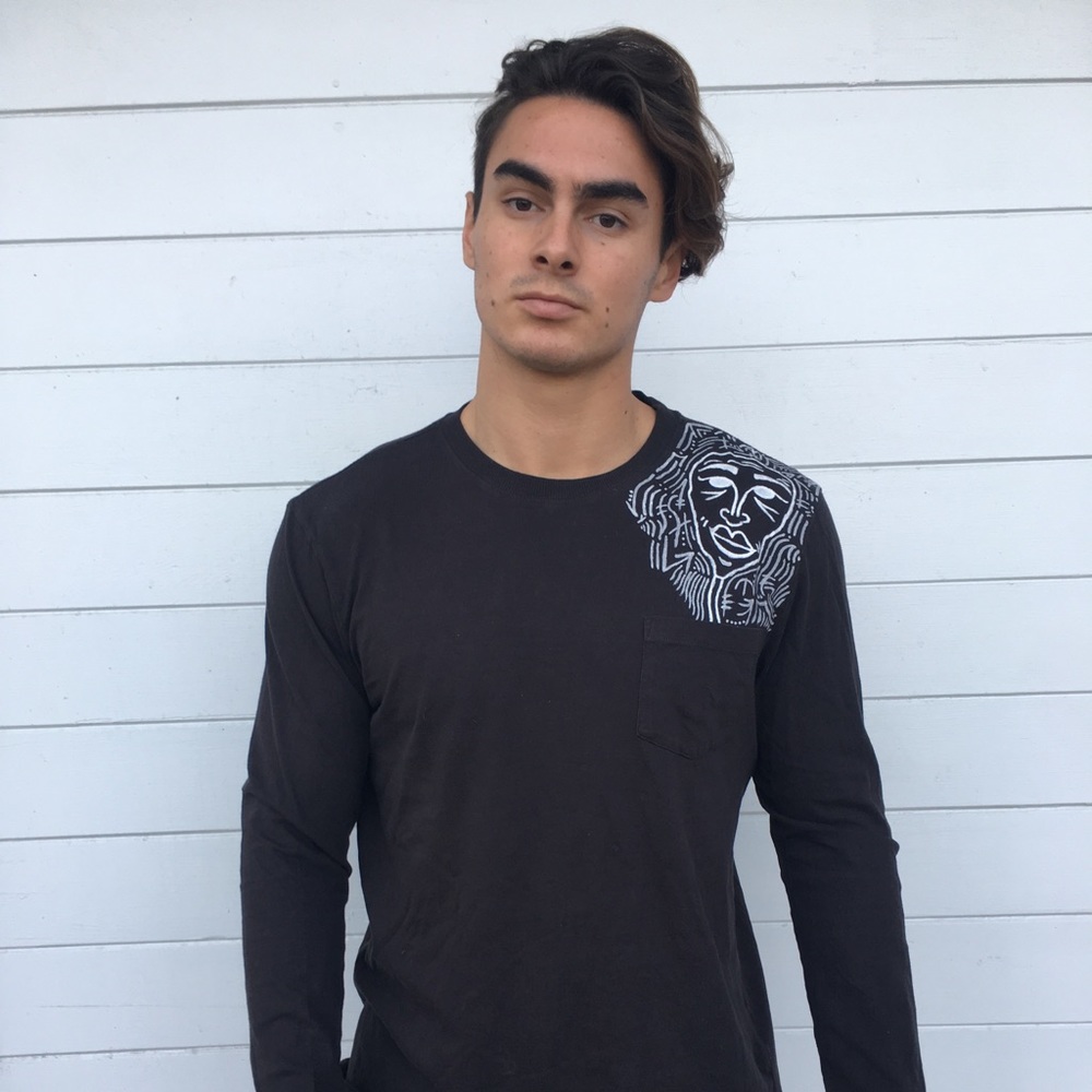 Hand painted black shirt!